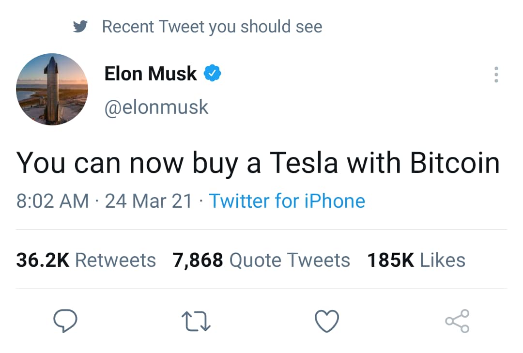 BTC Tesla