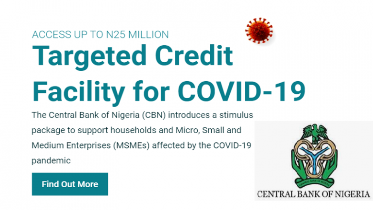 CBN Opens Covid-19 New Round of N25 million stimulus package [Apply]