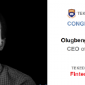 Tekedia Mini-MBA Congratulates Our Fintech Faculty, Olugbenga GB Agboola, CEO Flutterwave