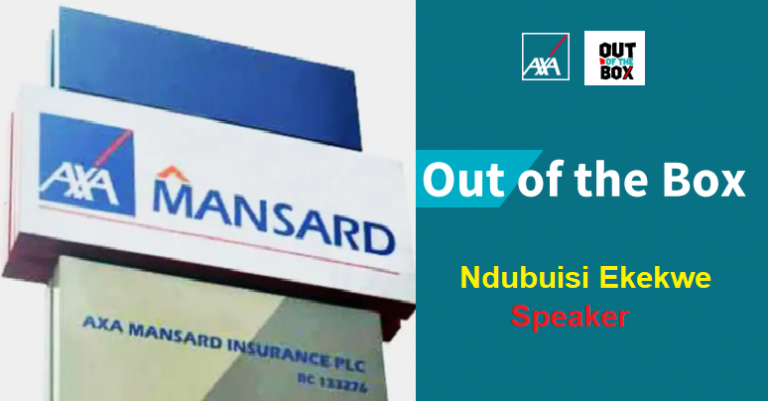 Ndubuisi Ekekwe To Speak At AXA Mansard’s Out of the Box event