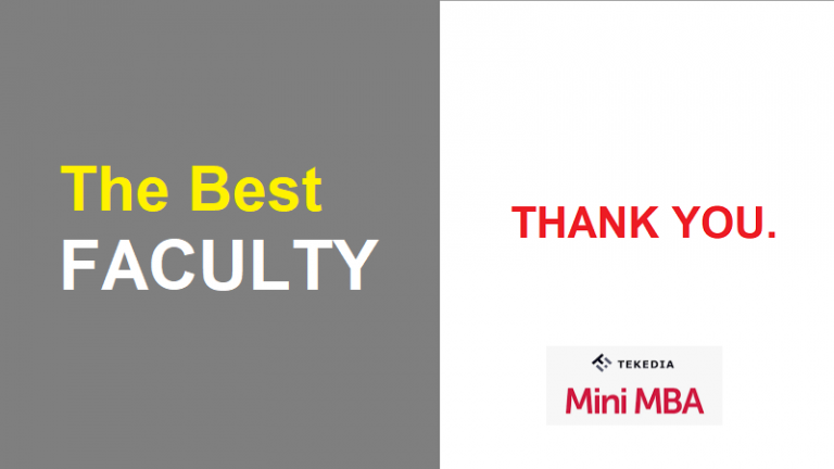 Tekedia Mini-MBA Thanks Our Faculty Members