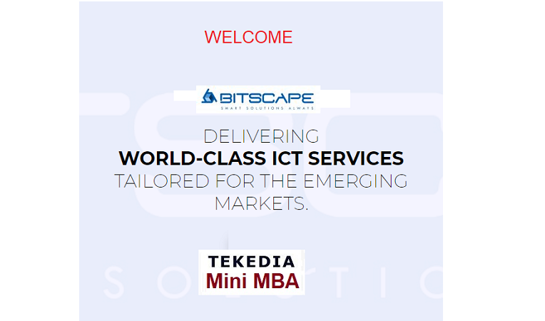 Welcome Bitscape Technology Services Ltd to Tekedia Mini-MBA