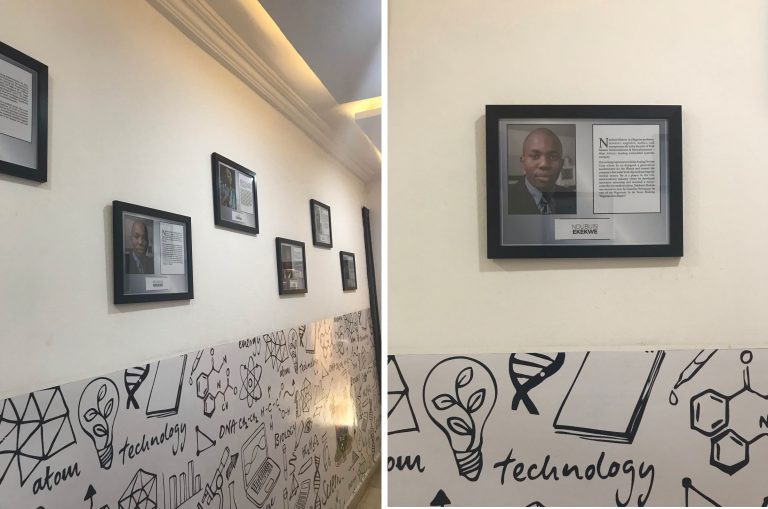 Lagos State Ministry of Science & Technology Includes Ndubuisi Ekekwe Portrait In Building