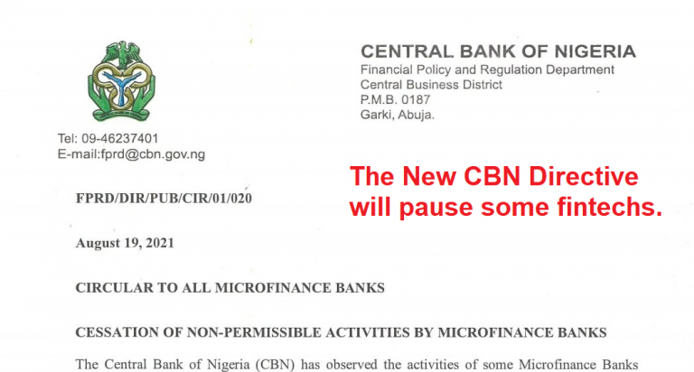Central Bank of Nigeria Sends Warning Shot to Microfinance Banks and Digital Challenger Banks
