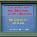 Tekedia Live: Competition and Your Edge Over Larger Companies, Ndubuisi Ekekwe, Aug 7