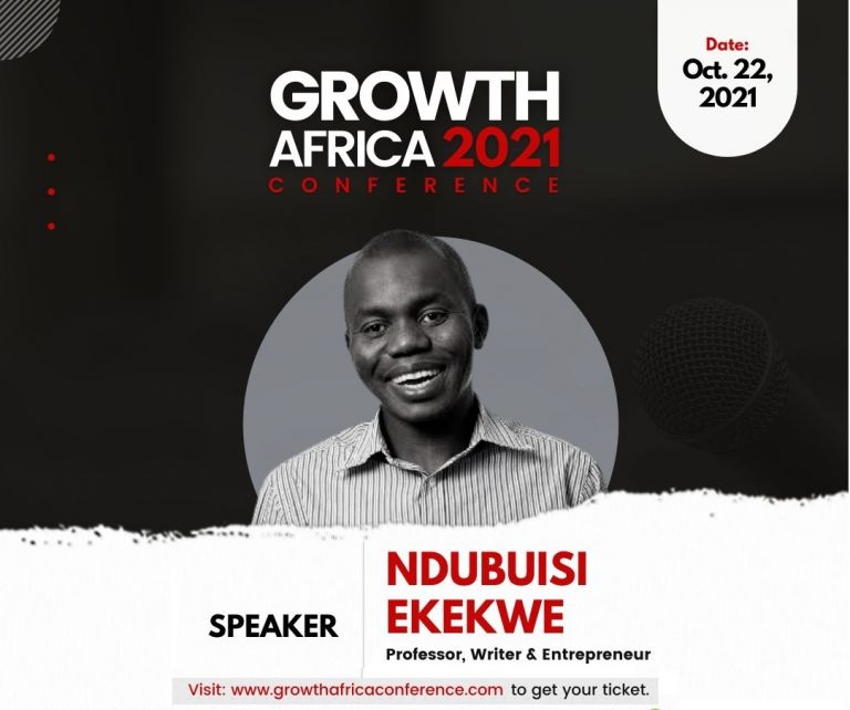 Ndubuisi Ekekwe To Speak At Growth Africa Conference