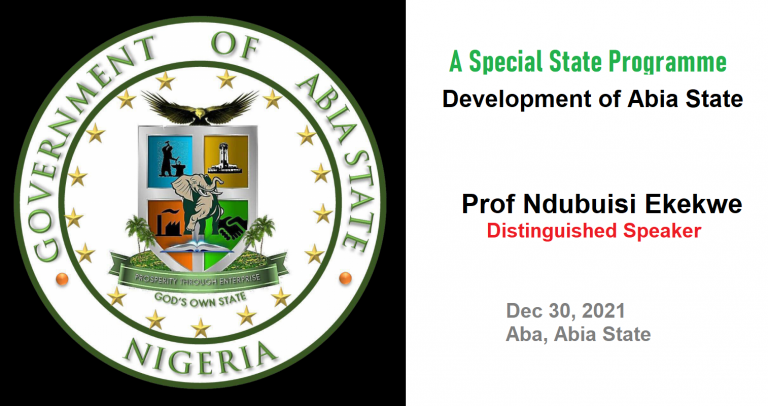 Towards A Greater Abia State