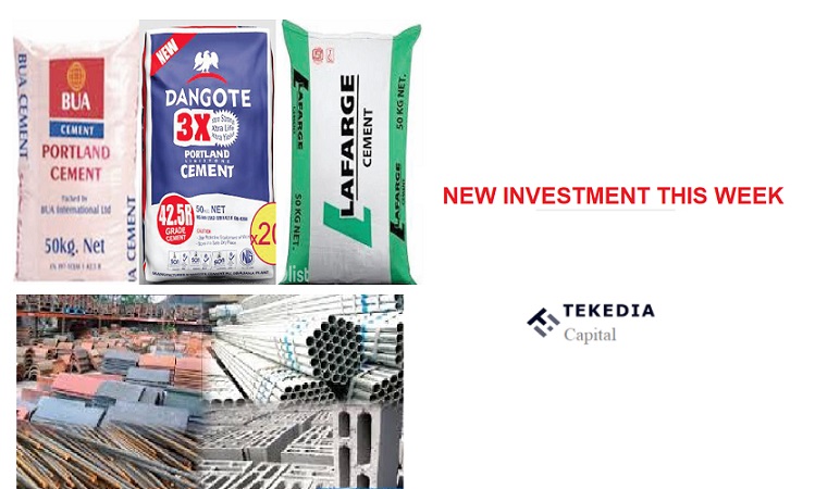 Tekedia Capital Makes New Investment on Cement, Building Materials Sub-Sector