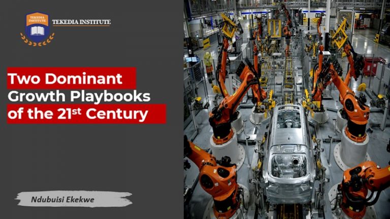 Two Dominant Playbooks of 21st Century, 4.30pm WAT, Sept 11