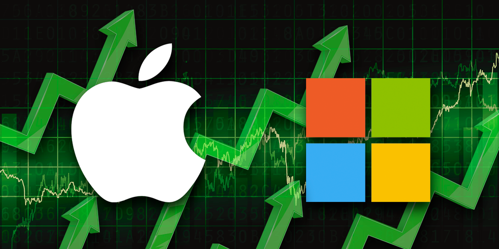 Apple and Microsoft Each Hit $4tn Valuation, Marking a Historic Moment in Tech Market