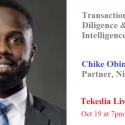 Transaction Due Diligence and Business Intelligence At Tekedia Live