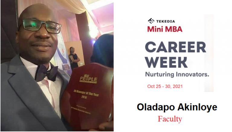 Tekedia Career Week Continues with Oladapo Akinloye of Fasttrack Academy