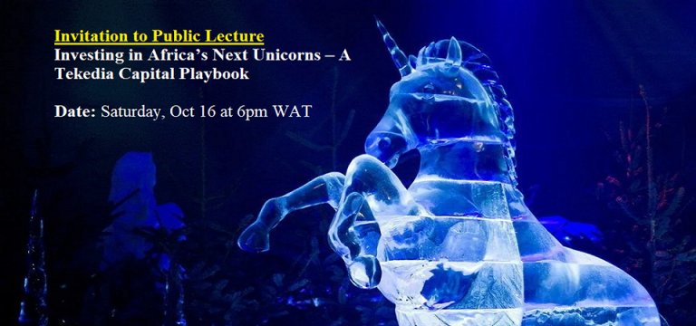 [ATTEND] Investing in Africa’s Next Unicorns – A Tekedia Capital Playbook