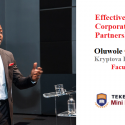 Effective Corporate Partnerships – Tekedia Live, Oct 14