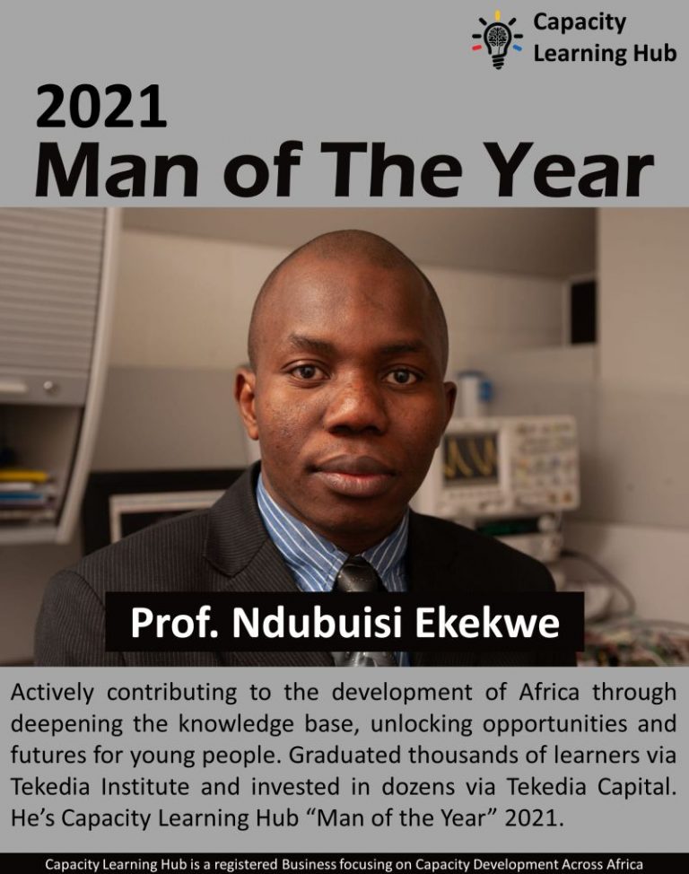 Capacity Learning Hub Honours Ndubuisi Ekekwe As “2021 Man of the Year”