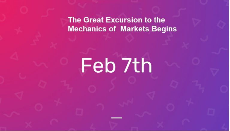 Join My Excursion to the Mechanics of Market Which Begins Feb 7