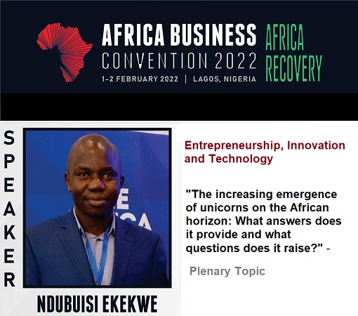 Ndubuisi Ekekwe To Speak At Africa Business Convention 2022