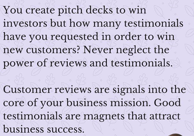 The Power of a Testimonial Page