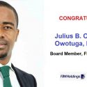 Congratulations B Omodayo-Owotuga, Board Member, FBN Holdings