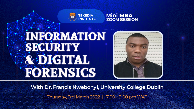 Tekedia Live – Information Security & Digital Forensics