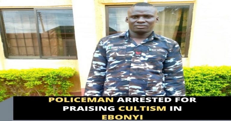 Police Officer in membership of a secret cult in Nigeria