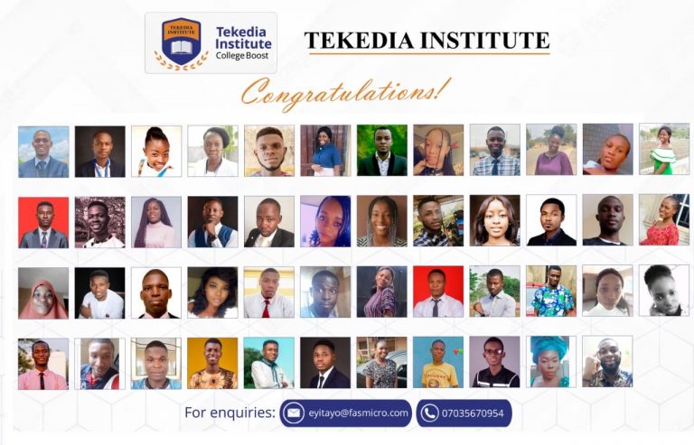 Congratulations Tekedia CollegeBoost Graduates