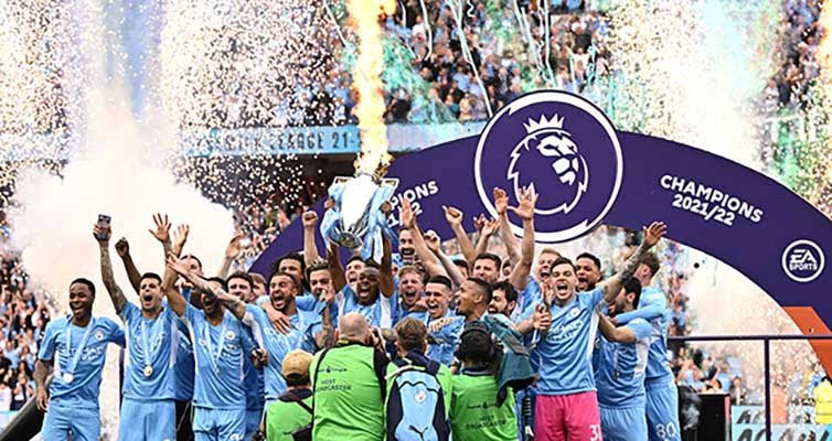 Manchester City narrowly escape avalanching Liverpool to win domestic title for the 4th season in 5 years