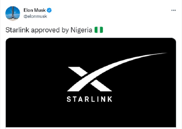 Nigeria Approves Elon Musk’s Starlink for Satellite-Based Internet Services