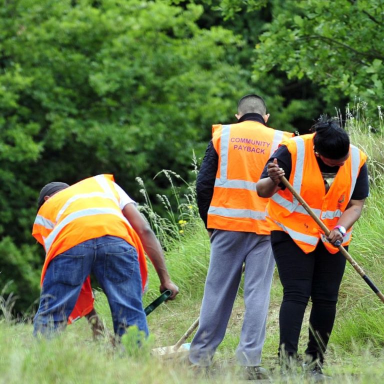 Sentenced to perform community service