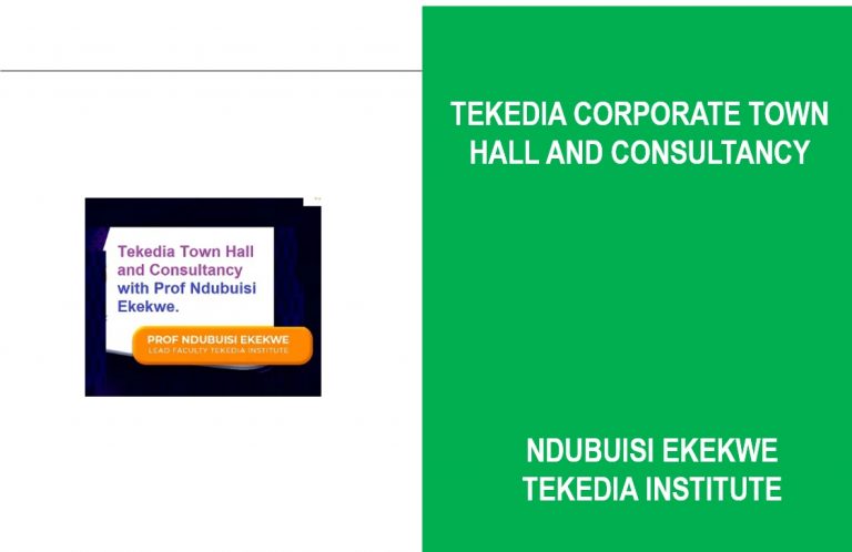 Overview of Tekedia Corporate Town Hall & Consultancy [Video]