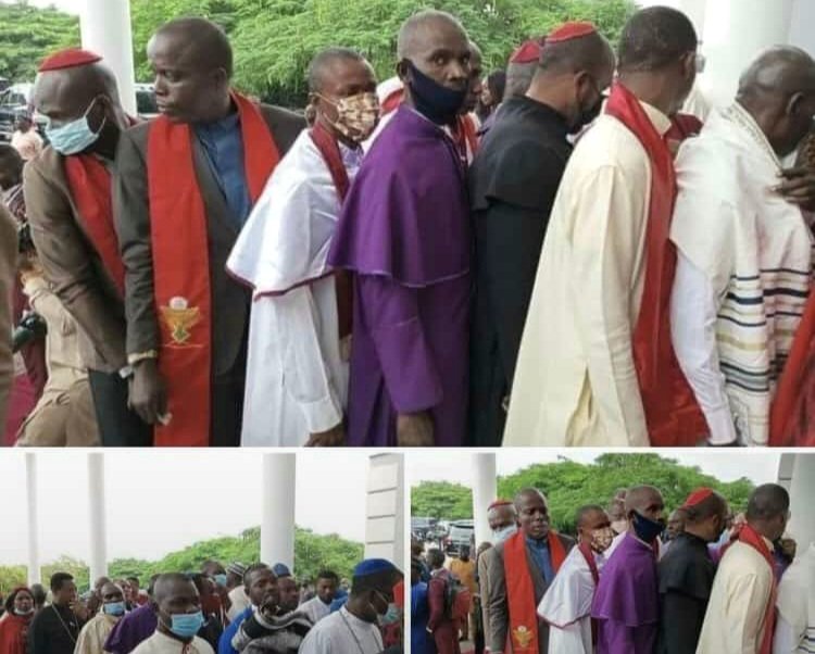 Were bishops and religious leaders who attended APC VP unveiling event hired?
