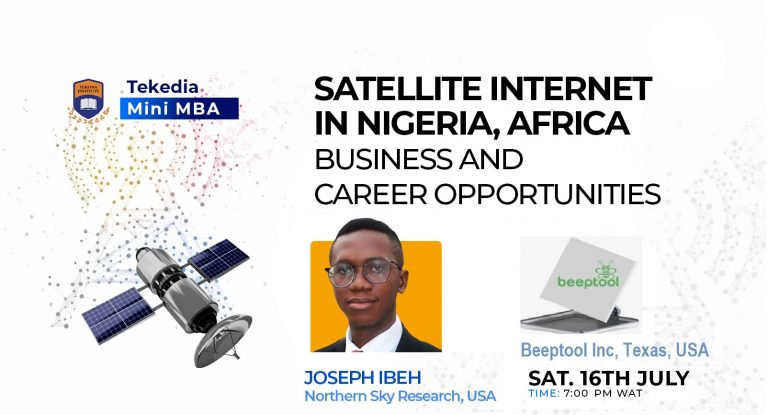 Reminder – “Satellite Internet In Nigeria, Africa: Business and Career Opportunities” Course is Today