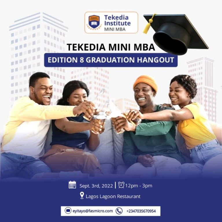Tekedia Mini-MBA Edition 8 Graduation Hangout Holds in Lagos Lagoon Restaurant