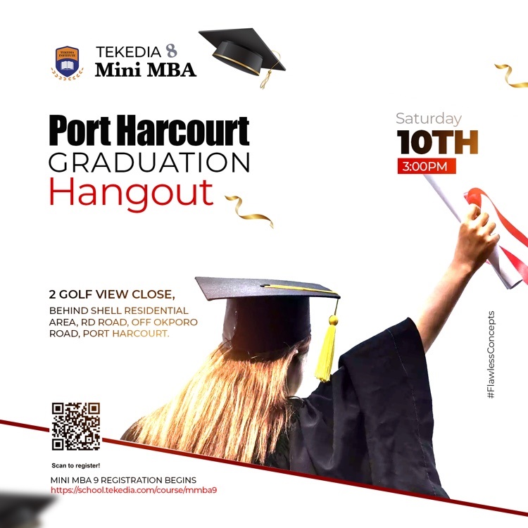 Tekedia Mini-MBA Graduation Hangout in Port Harcourt on Sept 10, 2022