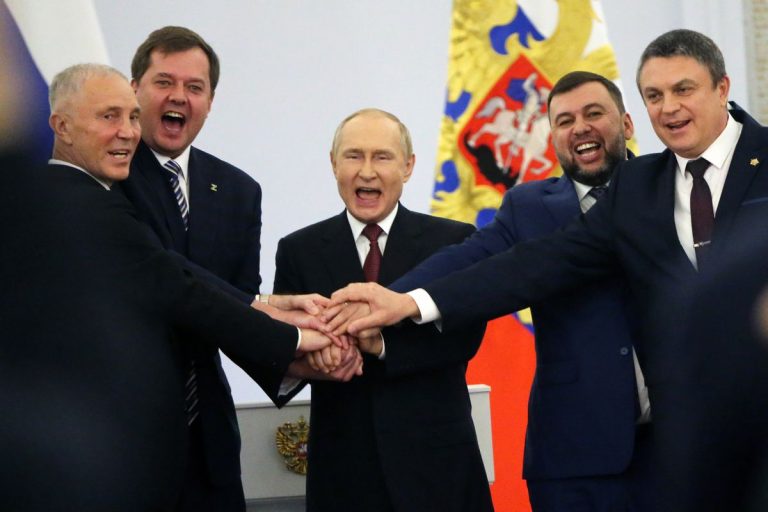 Russia Annexes Four Ukrainian Regions, Setting Up Potential Escalation of the War