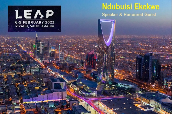 Ndubuisi Ekekwe To Speak in Saudi Arabia in Feb 2023