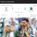Argentina Falls to Saudi Arabia in FIFA World Cup