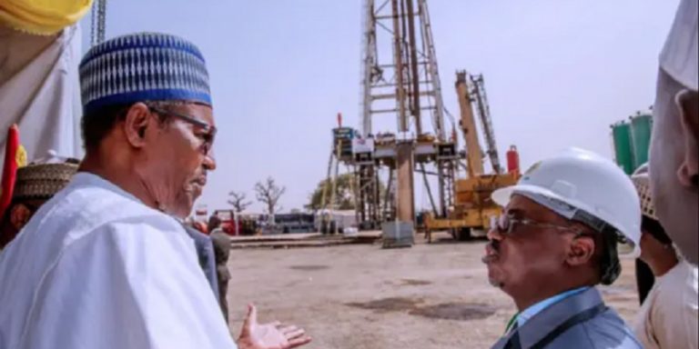 Buhari Launches First Oil Drilling Project in Northern Nigeria