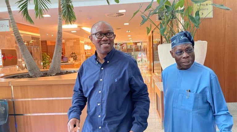 Nigeria’s ex-President Obasanjo endorses Labour Party’s Peter Obi for president