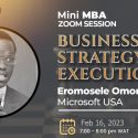 Microsoft Manager to Teach Business Strategy & Execution at Tekedia Mini-MBA