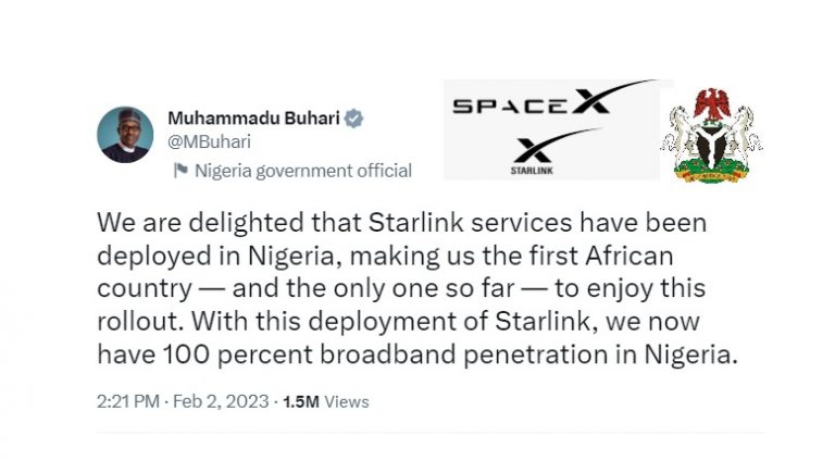 Promise Kept: Nigeria’s broadband penetration is now 100% – Buhari (Lol)