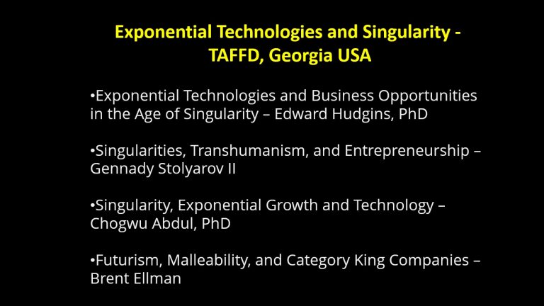 Tekedia Mini-MBA’s “Singularity and Business Opportunities” Module [video]