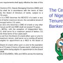 The Central Bank of Nigeria’s Tenure Limits for Banking Executives