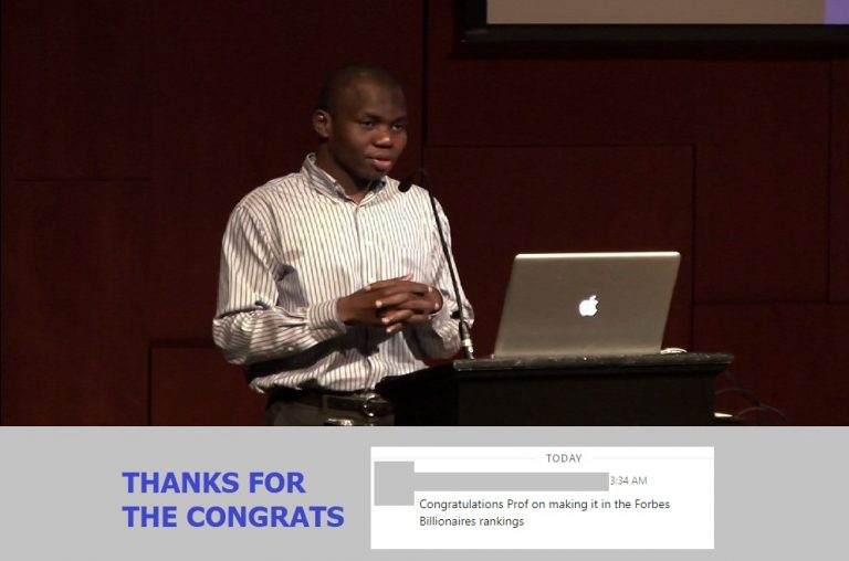 The Ndubuisi Ekekwe’s Forbes Africa Billionaire List