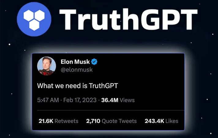 TruthGPT: Musk Admits He’s Developing AI to Challenge OpenAI and Google