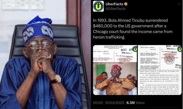 Nigerian Social Media Space Agog As UberFacts, Daily Loud Publish Tinubu’s Drug Case
