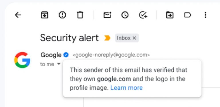 Gmail Introduces Blue Checkmark to Help Users Identify Messages From Legitimate Senders