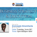 Time for #strategy. Moment for business #execution. At Tekedia Mini-MBA