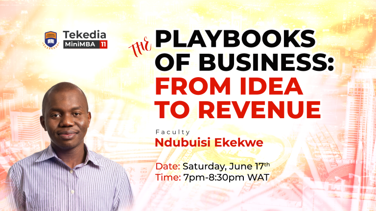 From IDEA to REVENUE – The Playbooks of Business