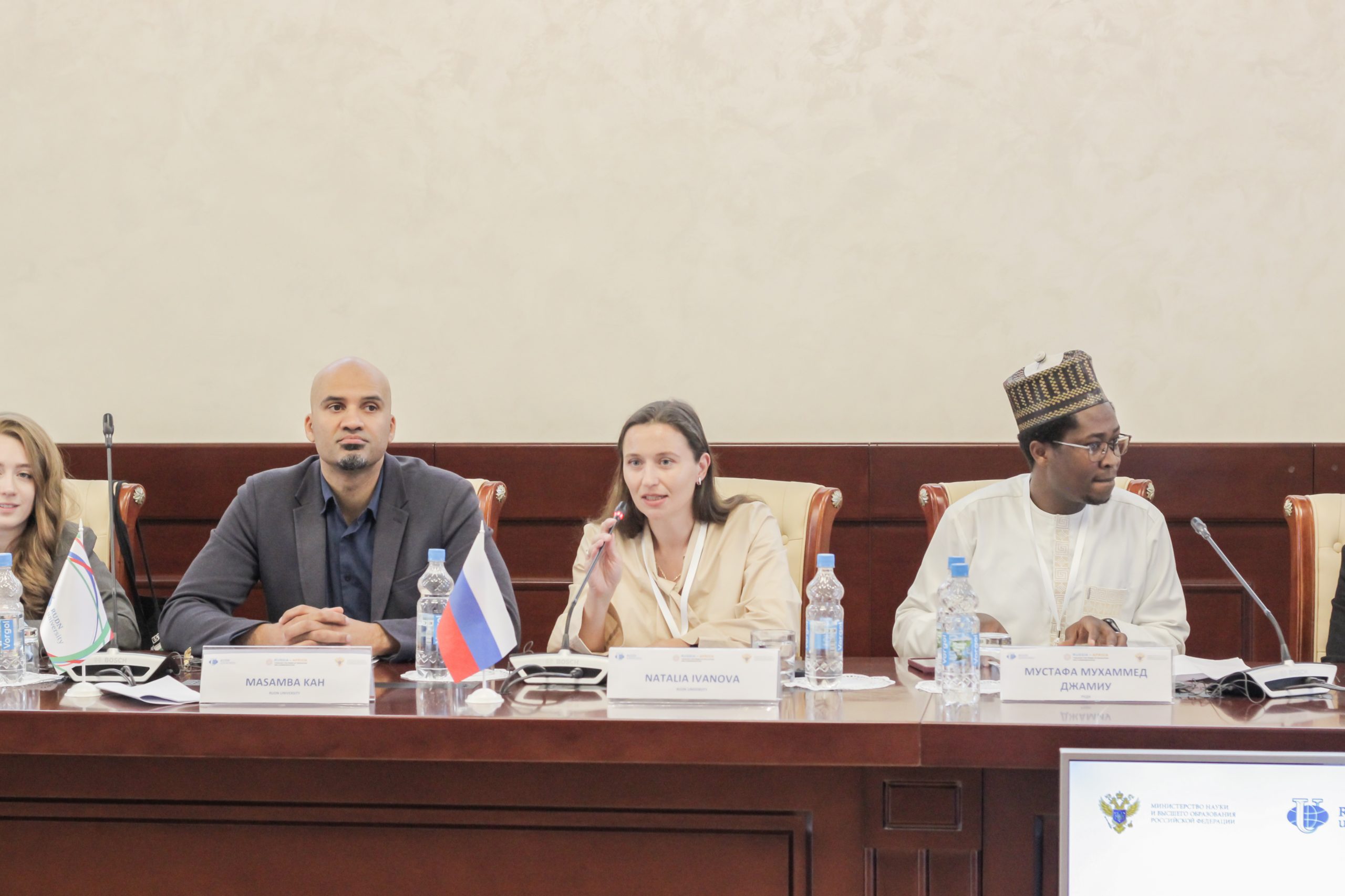 Some representatives of Department of Mass Communication, RUDN University named after Patrice Lumumba.